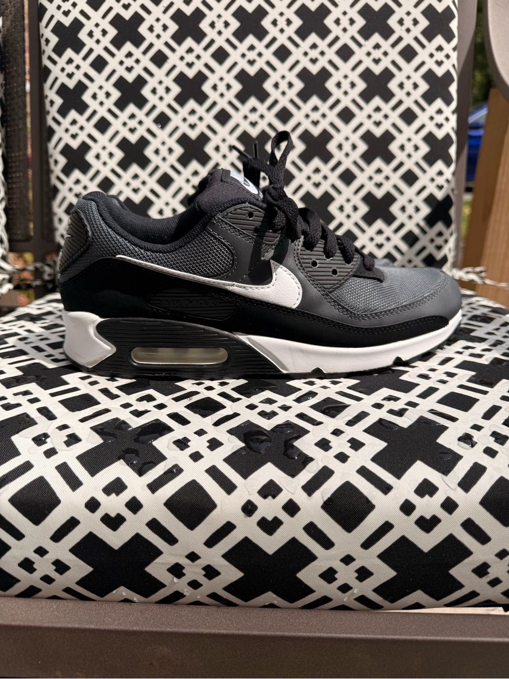Nike Air Max 90 Black and Gray Low Top Sneaker